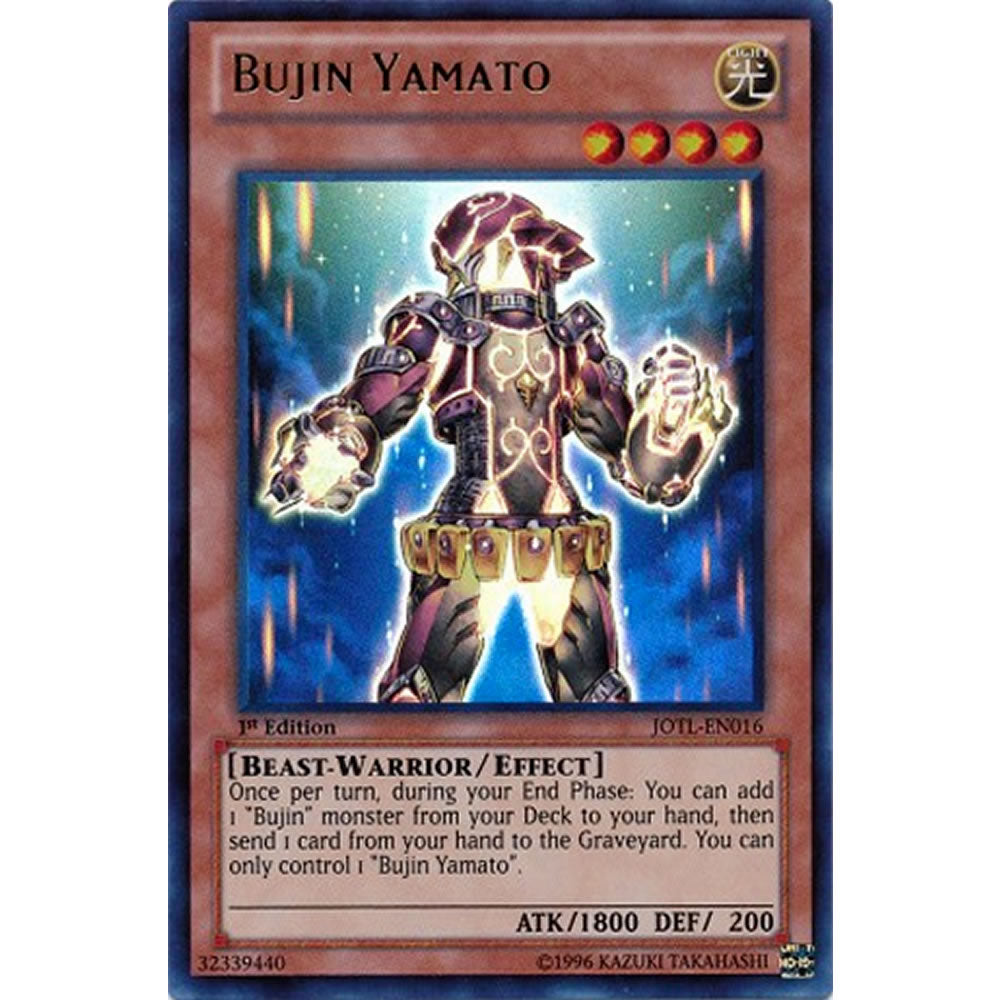 Bujin Yamato JOTL-EN016 Yu-Gi-Oh! Card from the Judgment of the Light Set