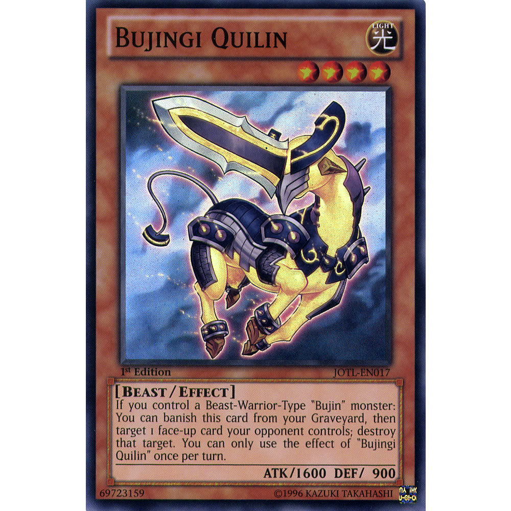 Bujingi Quilin JOTL-EN017 Yu-Gi-Oh! Card from the Judgment of the Light Set