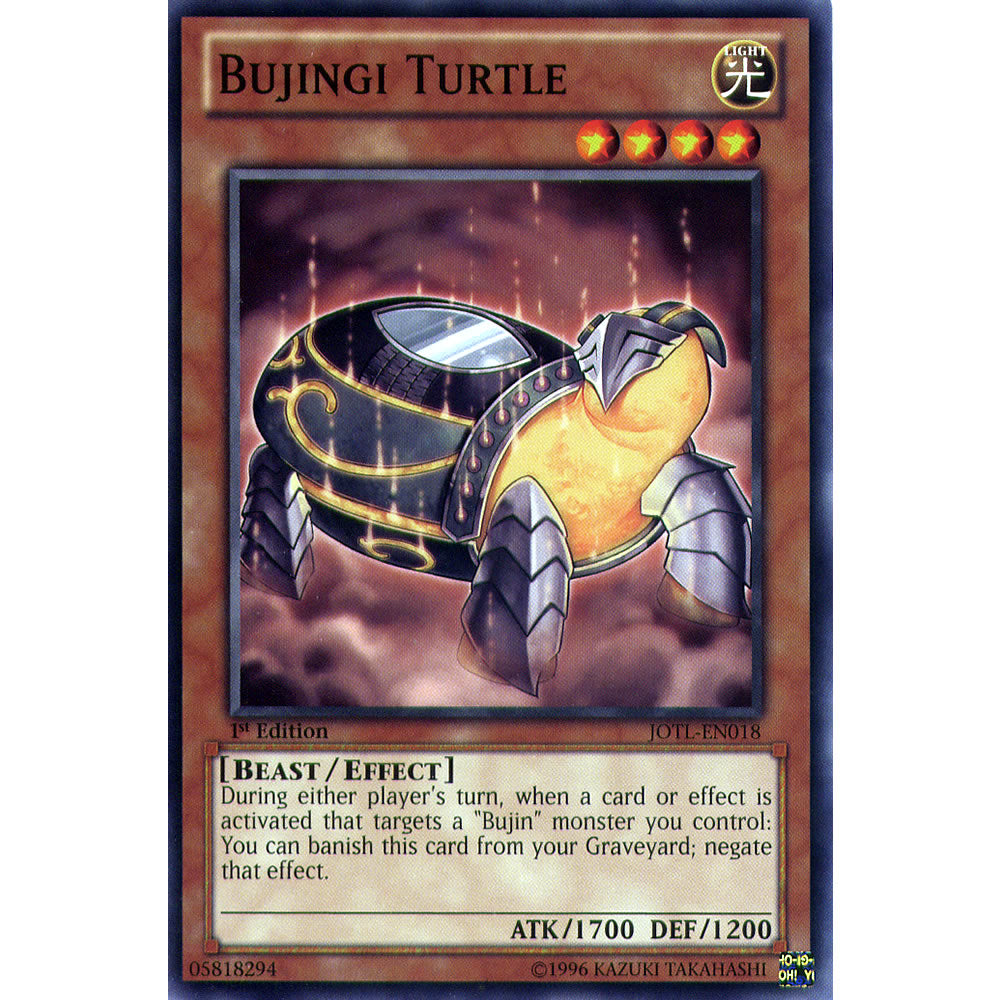 Bujingi Turtle JOTL-EN018 Yu-Gi-Oh! Card from the Judgment of the Light Set