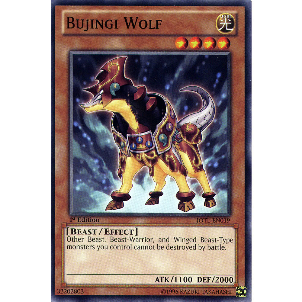 Bujingi Wolf JOTL-EN019 Yu-Gi-Oh! Card from the Judgment of the Light Set