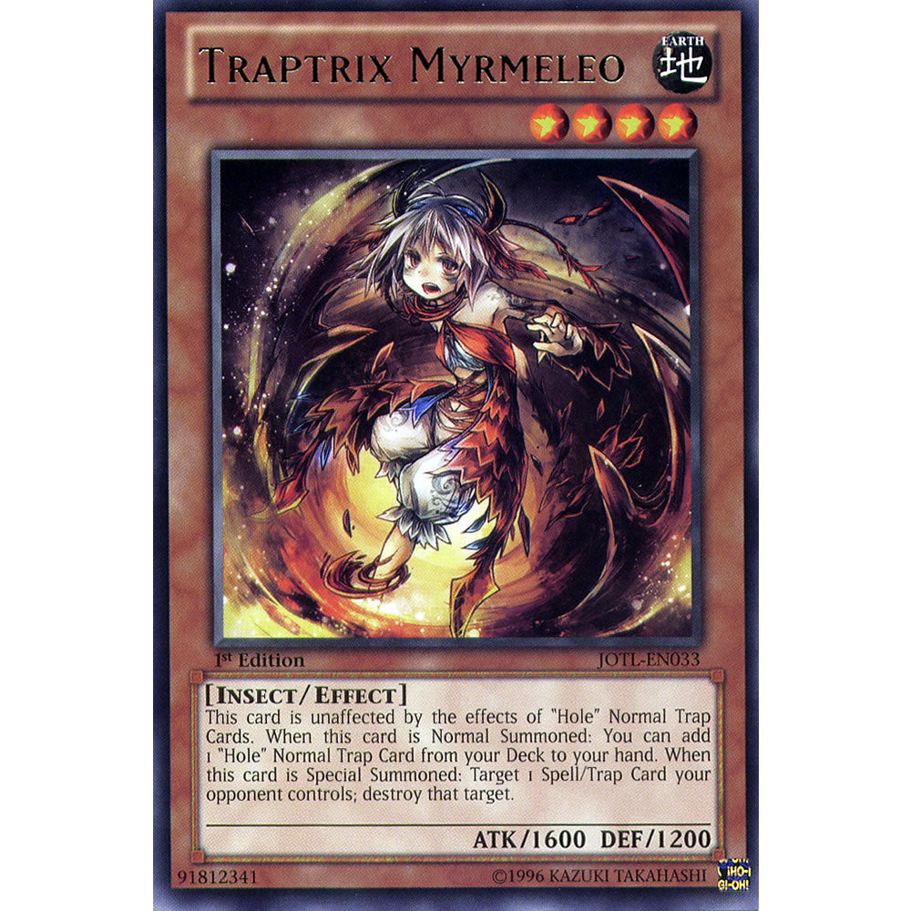 Traptrix Myrmeleo JOTL-EN033 Yu-Gi-Oh! Card from the Judgment of the Light Set