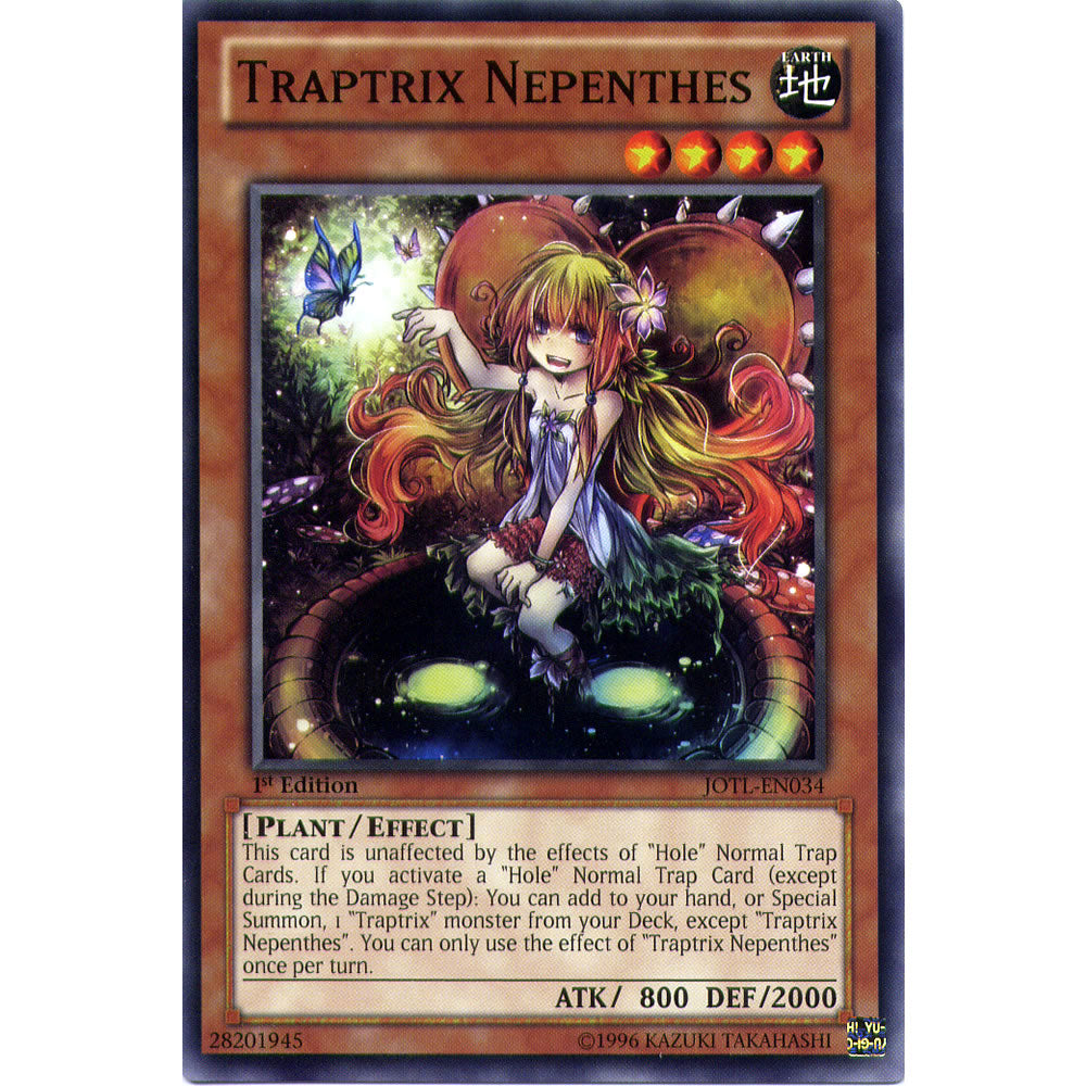 Traptrix Nepenthes JOTL-EN034 Yu-Gi-Oh! Card from the Judgment of the Light Set