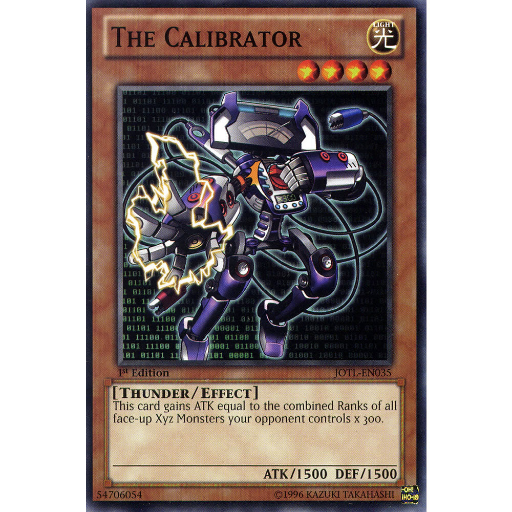The Calibrator JOTL-EN035 Yu-Gi-Oh! Card from the Judgment of the Light Set