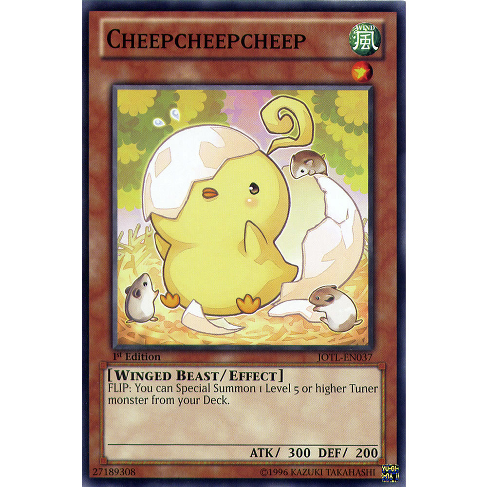 Cheepcheepcheep JOTL-EN037 Yu-Gi-Oh! Card from the Judgment of the Light Set