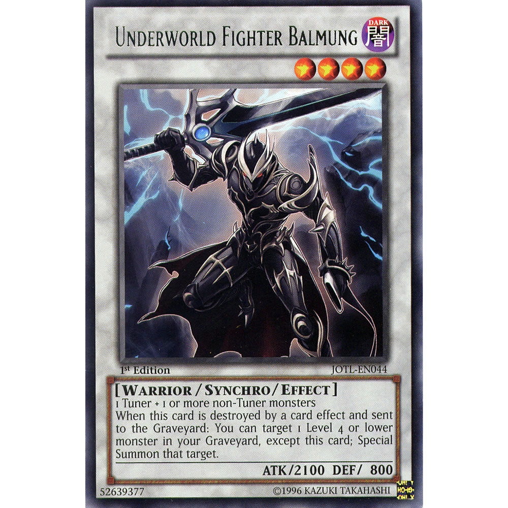 Underworld Fighter Balmung JOTL-EN044 Yu-Gi-Oh! Card from the Judgment of the Light Set