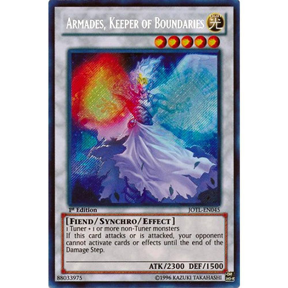 Armades, Keeper of Boundaries JOTL-EN045 Yu-Gi-Oh! Card from the Judgment of the Light Set