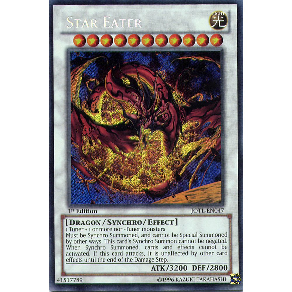 Star Eater JOTL-EN047 Yu-Gi-Oh! Card from the Judgment of the Light Set