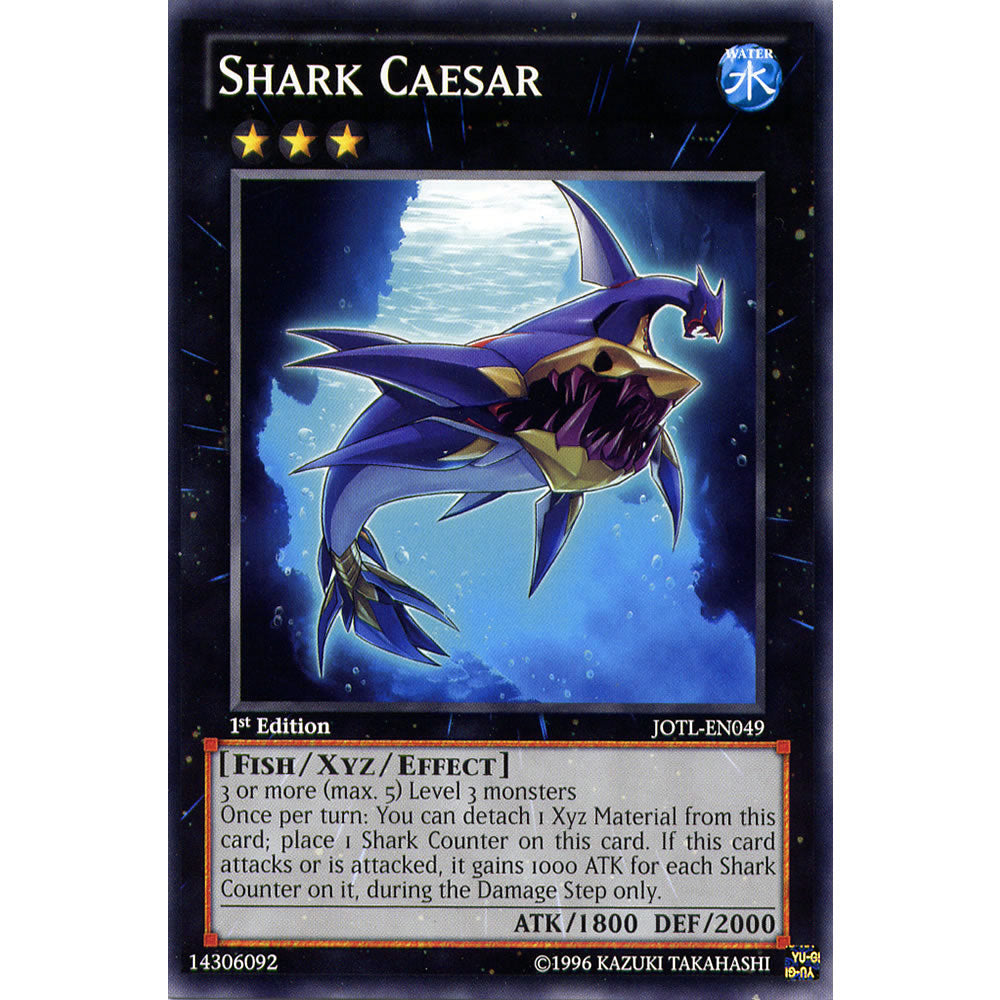 Shark Caesar JOTL-EN049 Yu-Gi-Oh! Card from the Judgment of the Light Set