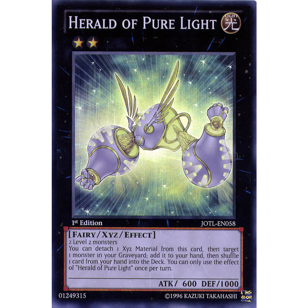 Herald of Pure Light JOTL-EN058 Yu-Gi-Oh! Card from the Judgment of the Light Set