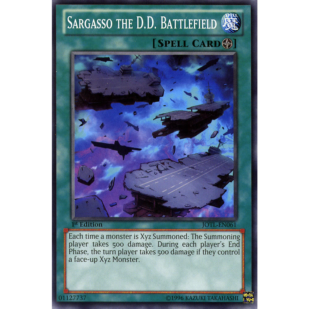 Sargasso the D.D. Battlefield JOTL-EN061 Yu-Gi-Oh! Card from the Judgment of the Light Set