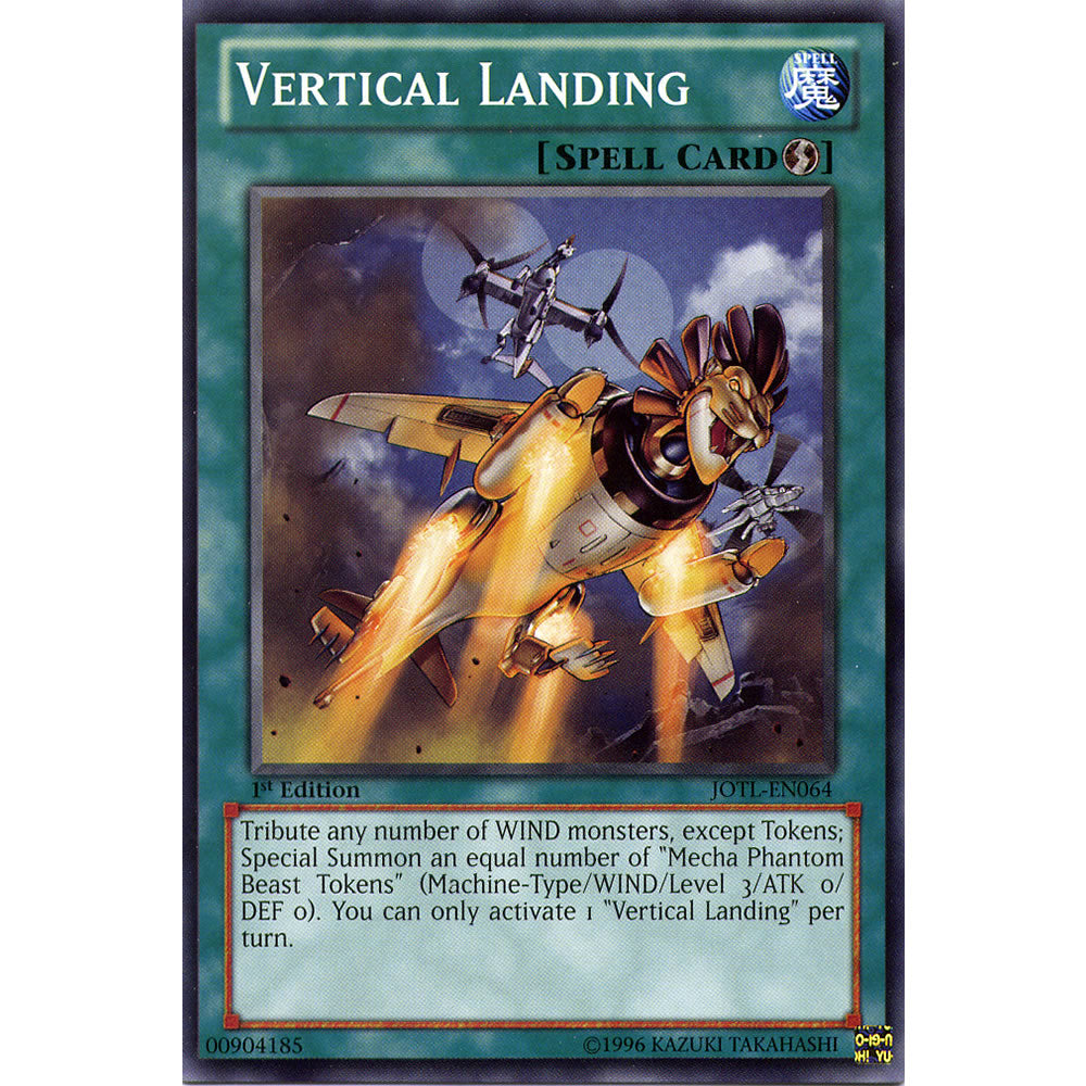 Vertical Landing JOTL-EN064 Yu-Gi-Oh! Card from the Judgment of the Light Set