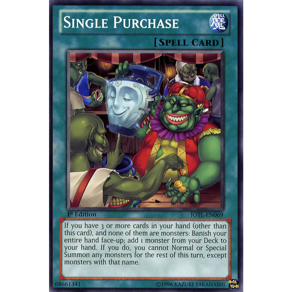 Single Purchase JOTL-EN069 Yu-Gi-Oh! Card from the Judgment of the Light Set