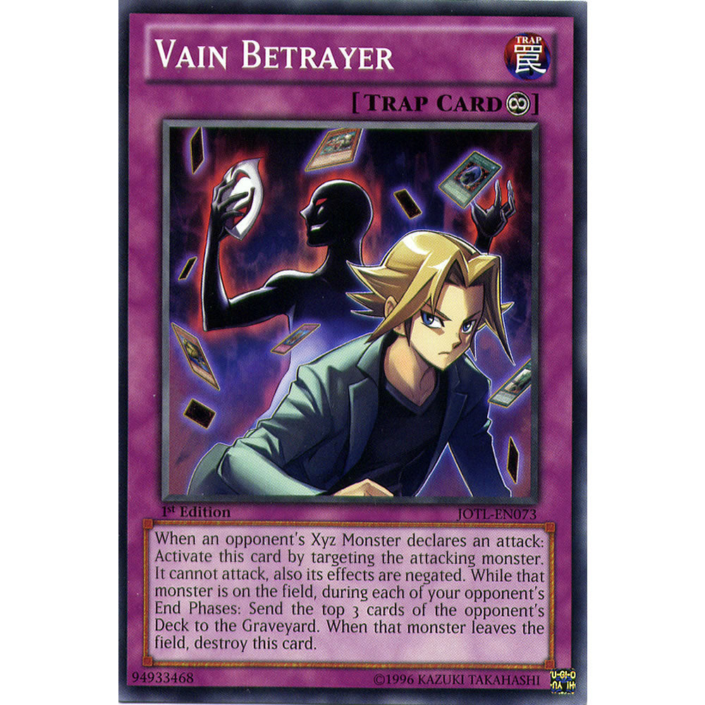 Vain Betrayer JOTL-EN073 Yu-Gi-Oh! Card from the Judgment of the Light Set