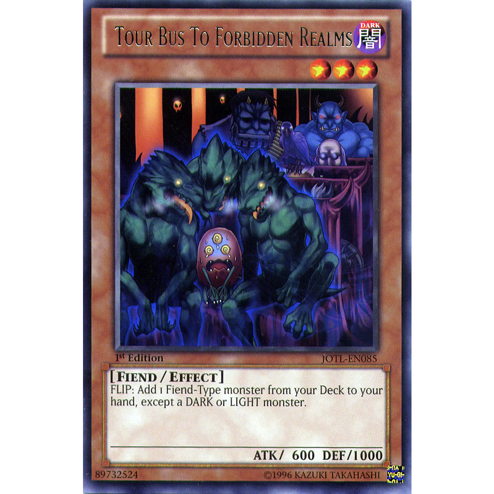 Tour Bus To Forbidden Realms JOTL-EN085 Yu-Gi-Oh! Card from the Judgment of the Light Set