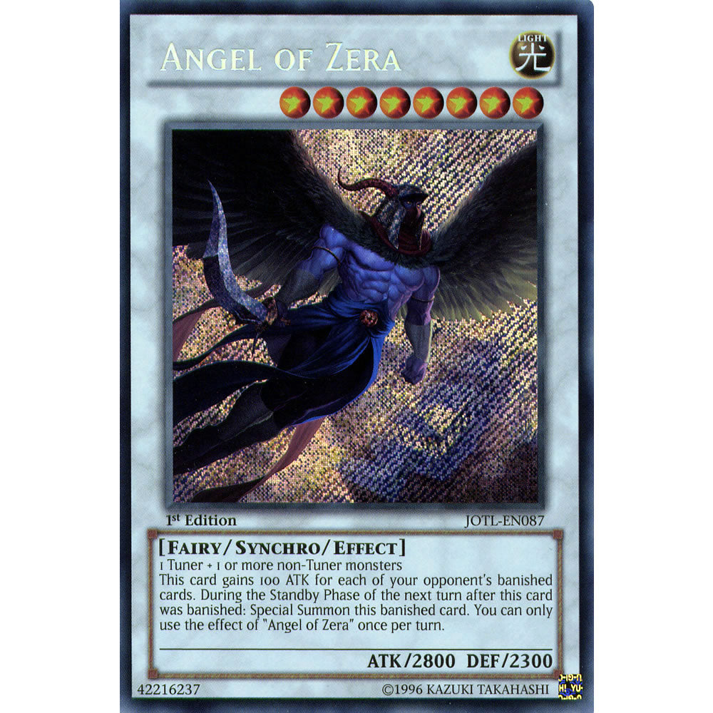 Angel of Zera JOTL-EN087 Yu-Gi-Oh! Card from the Judgment of the Light Set