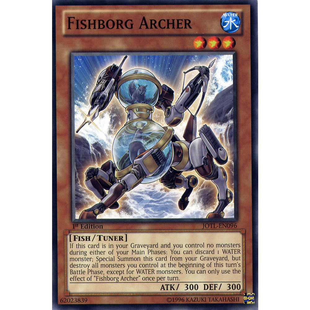 Fishborg Archer JOTL-EN096 Yu-Gi-Oh! Card from the Judgment of the Light Set