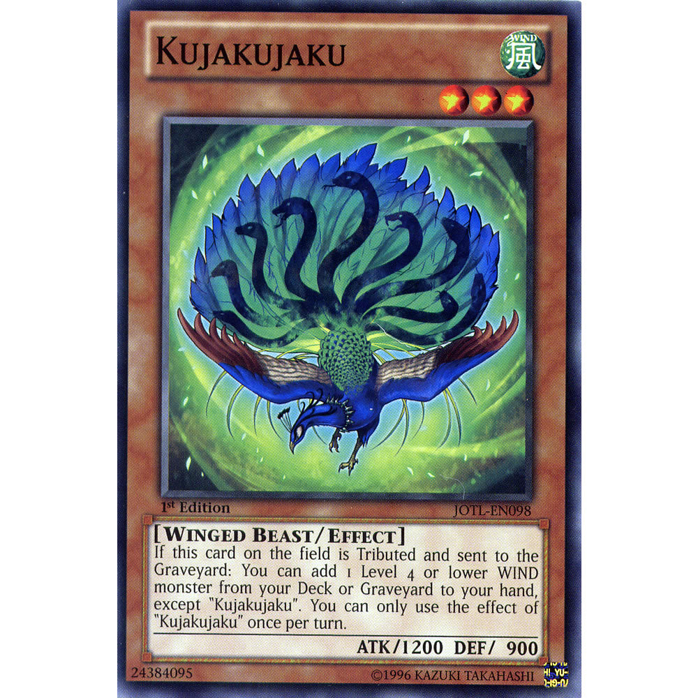 Kujakujaku JOTL-EN098 Yu-Gi-Oh! Card from the Judgment of the Light Set