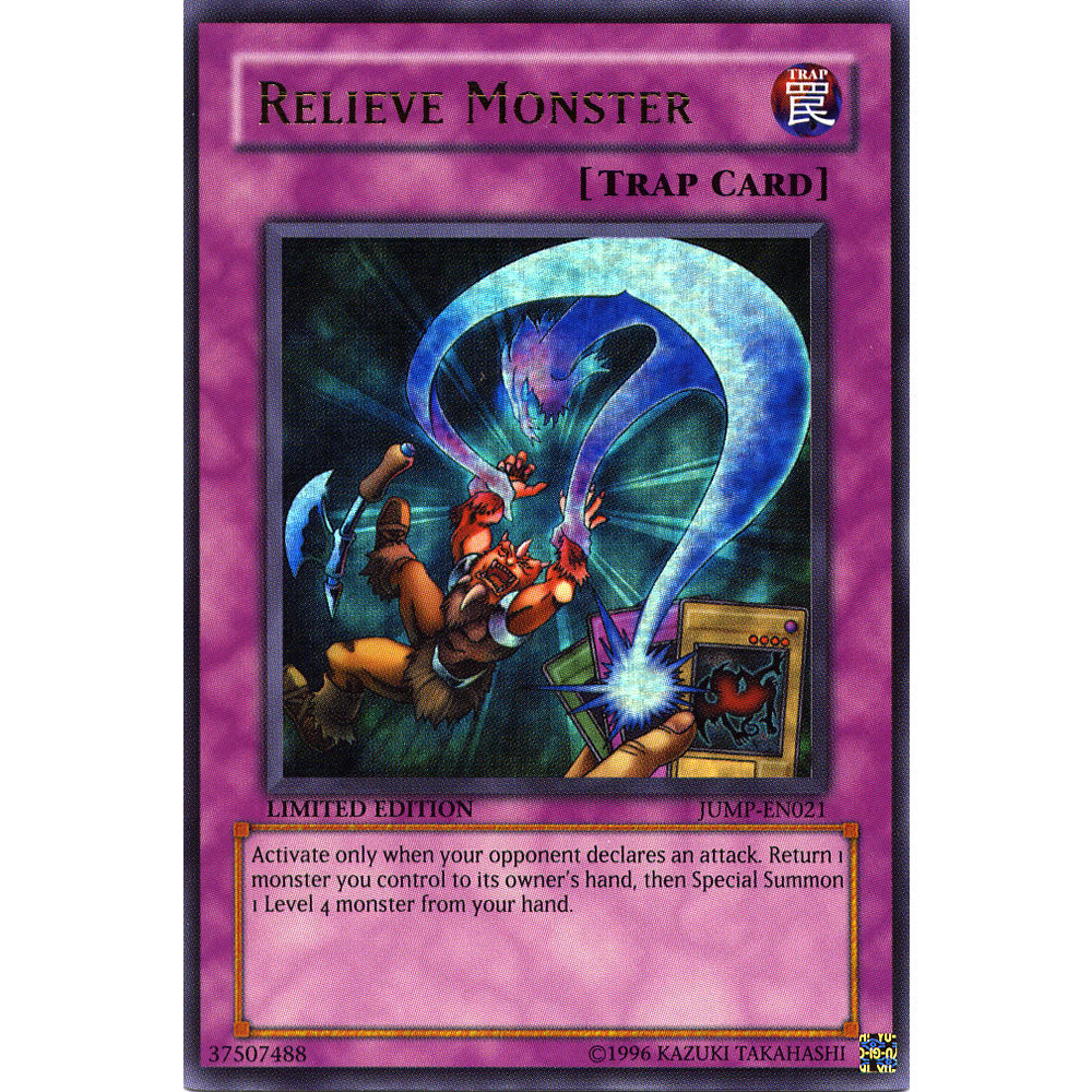 Relieve Monster JUMP-EN021 Yu-Gi-Oh! Card from the Shonen Jump Set