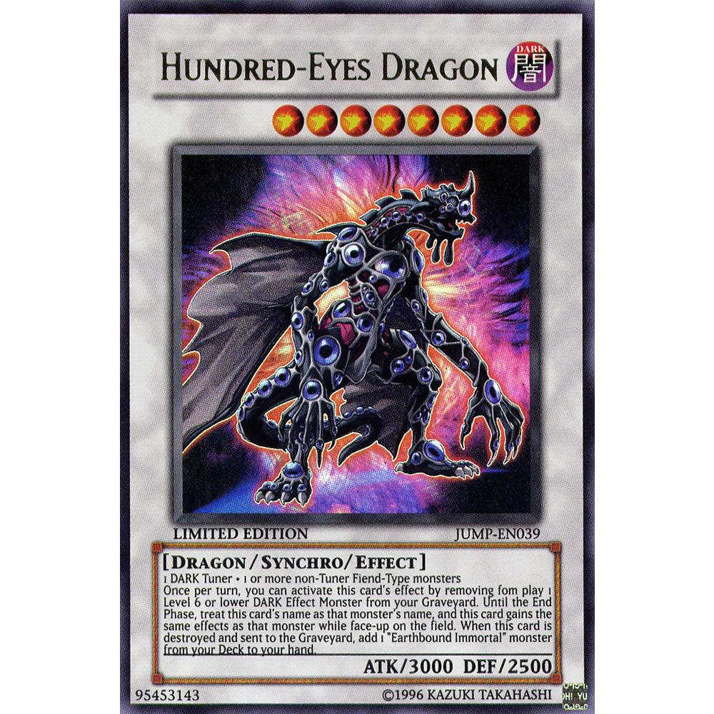 Hundred-Eyes Dragon JUMP-EN039 Yu-Gi-Oh! Card from the Shonen Jump Set