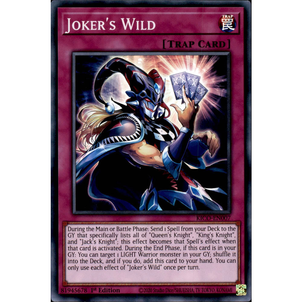 Joker's Wild KICO-EN007 Yu-Gi-Oh! Card from the King's Court Set