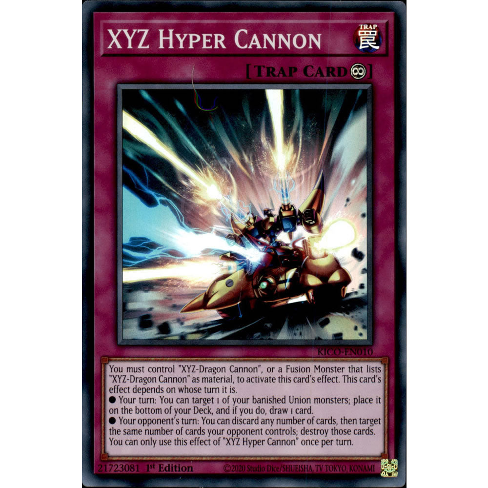 XYZ Hyper Cannon KICO-EN010 Yu-Gi-Oh! Card from the King's Court Set