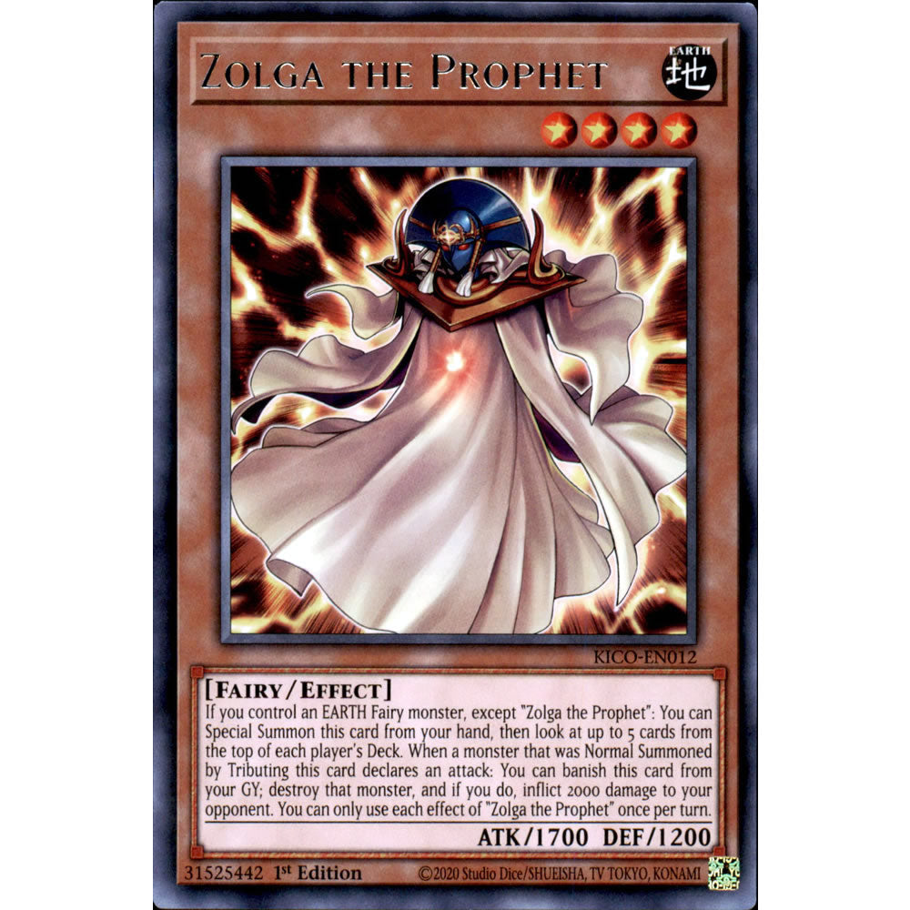 Zolga the Prophet KICO-EN012 Yu-Gi-Oh! Card from the King's Court Set