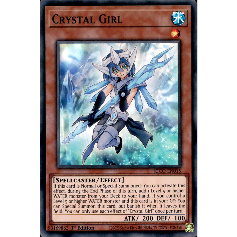Crystal Girl KICO-EN015 Yu-Gi-Oh! Card from the King's Court Set