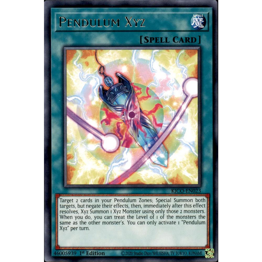 Pendulum Xyz KICO-EN023 Yu-Gi-Oh! Card from the King's Court Set