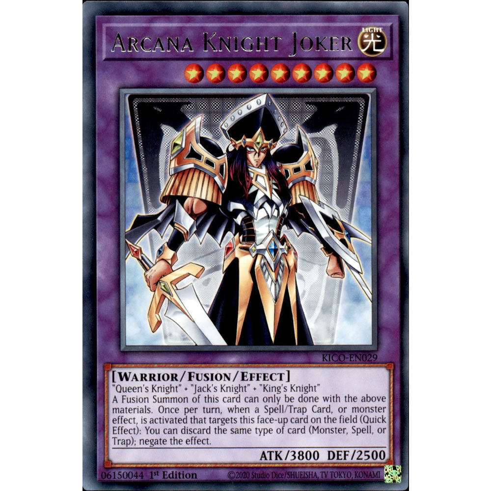 Arcana Knight Joker KICO-EN029 Yu-Gi-Oh! Card from the King's Court Set