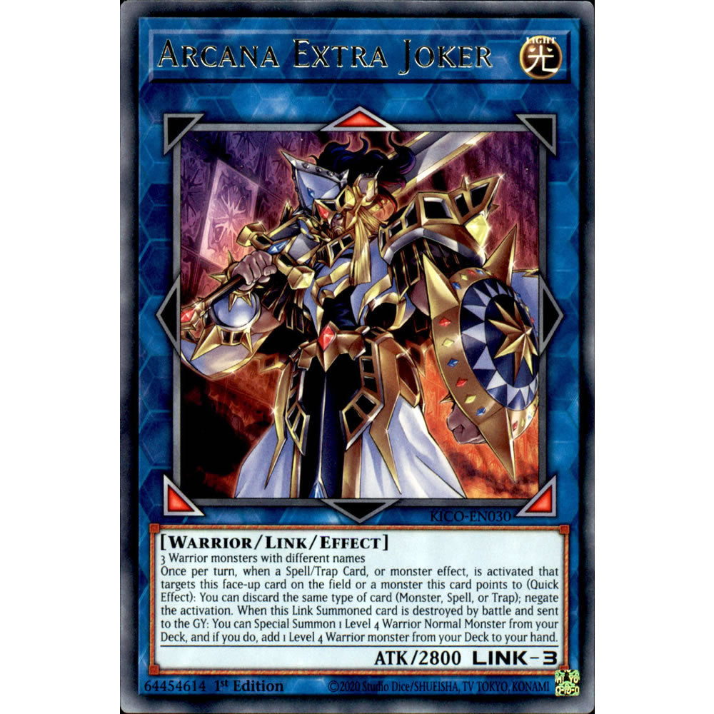 Arcana Extra Joker KICO-EN030 Yu-Gi-Oh! Card from the King's Court Set