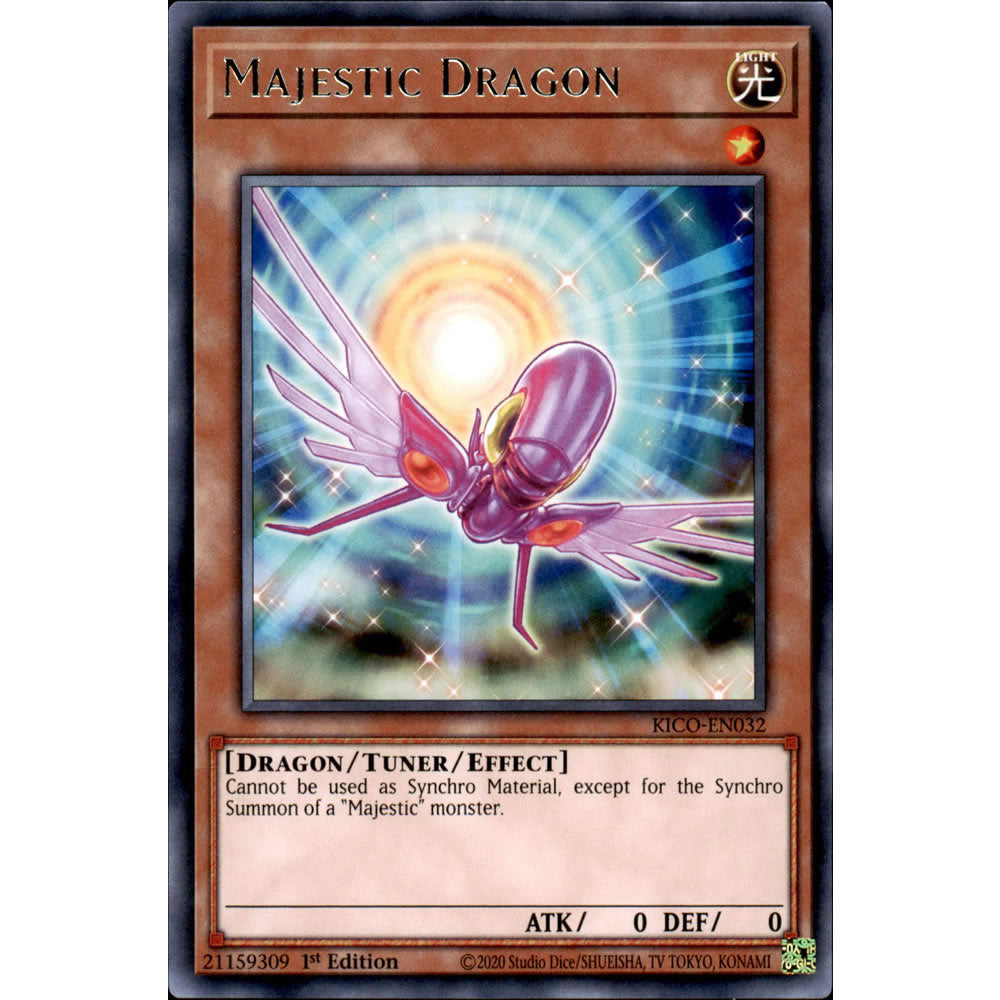 Majestic Dragon KICO-EN032 Yu-Gi-Oh! Card from the King's Court Set