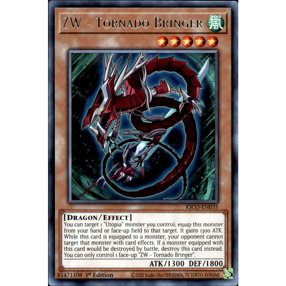 ZW - Tornado Bringer KICO-EN035 Yu-Gi-Oh! Card from the King's Court Set