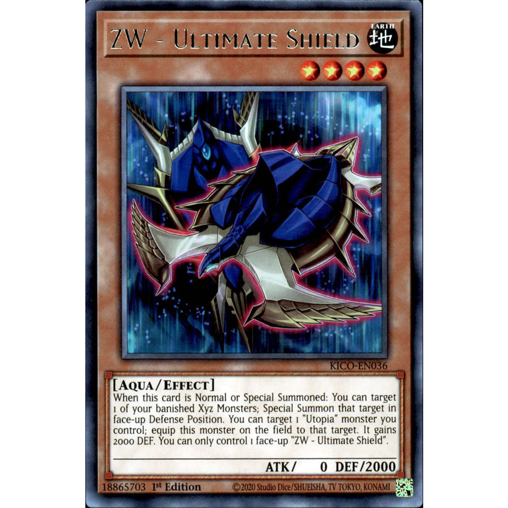ZW - Ultimate Shield KICO-EN036 Yu-Gi-Oh! Card from the King's Court Set
