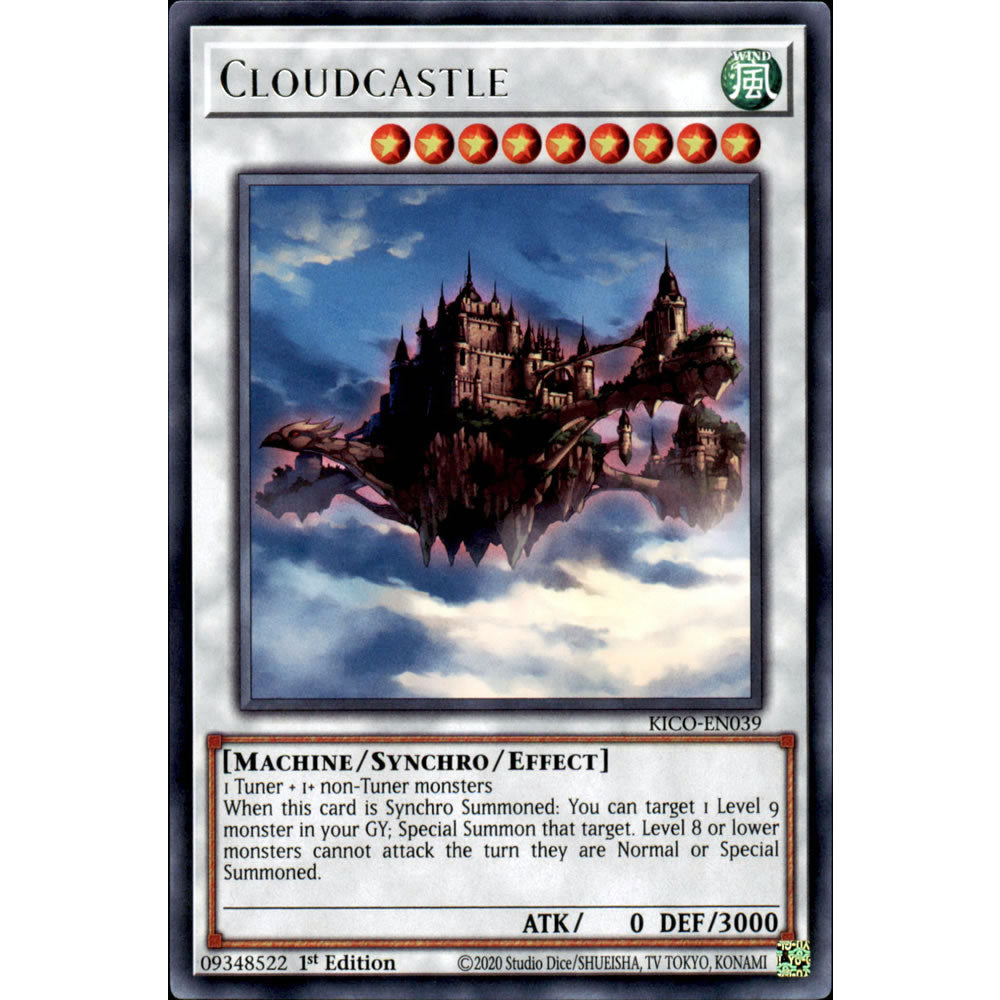 Cloudcastle KICO-EN039 Yu-Gi-Oh! Card from the King's Court Set