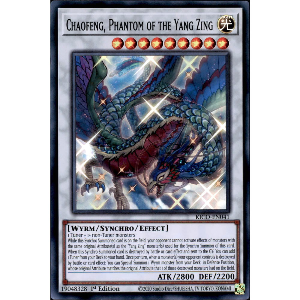 Chaofeng, Phantom of the Yang Zing KICO-EN041 Yu-Gi-Oh! Card from the King's Court Set