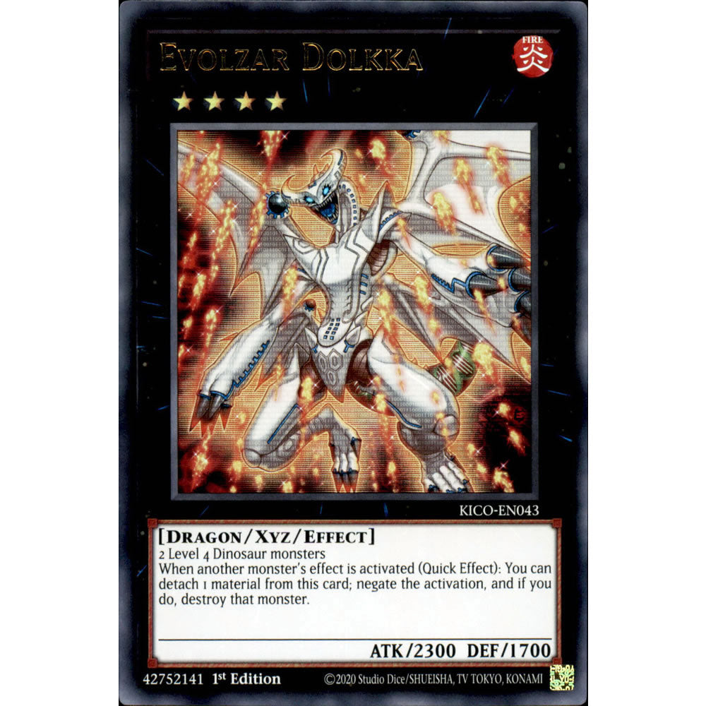 Evolzar Dolkka KICO-EN043 Yu-Gi-Oh! Card from the King's Court Set