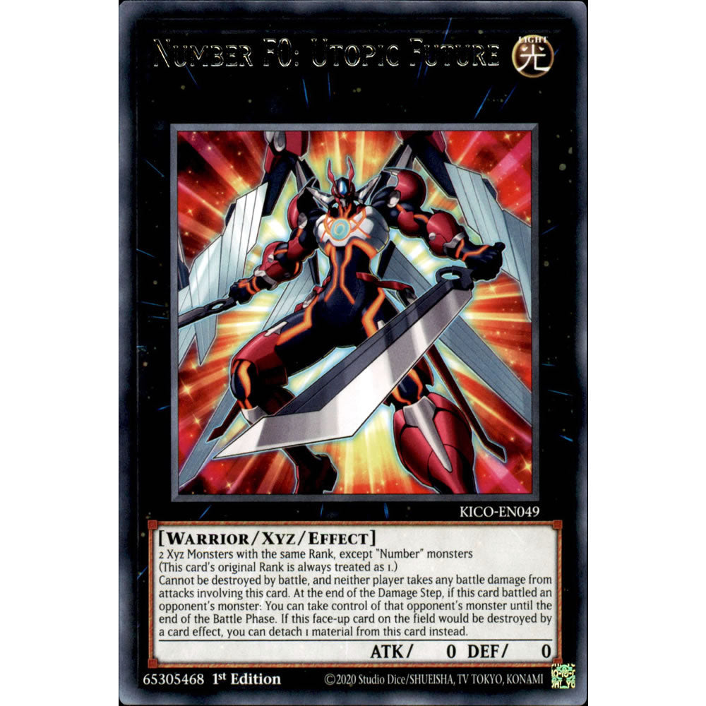 Number F0: Utopic Future KICO-EN049 Yu-Gi-Oh! Card from the King's Court Set