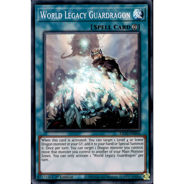 World Legacy Guardragon KICO-EN056 Yu-Gi-Oh! Card
