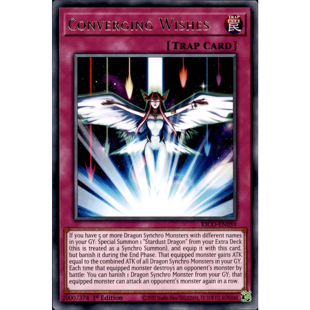 Converging Wishes KICO-EN059 Yu-Gi-Oh! Card from the King's Court Set