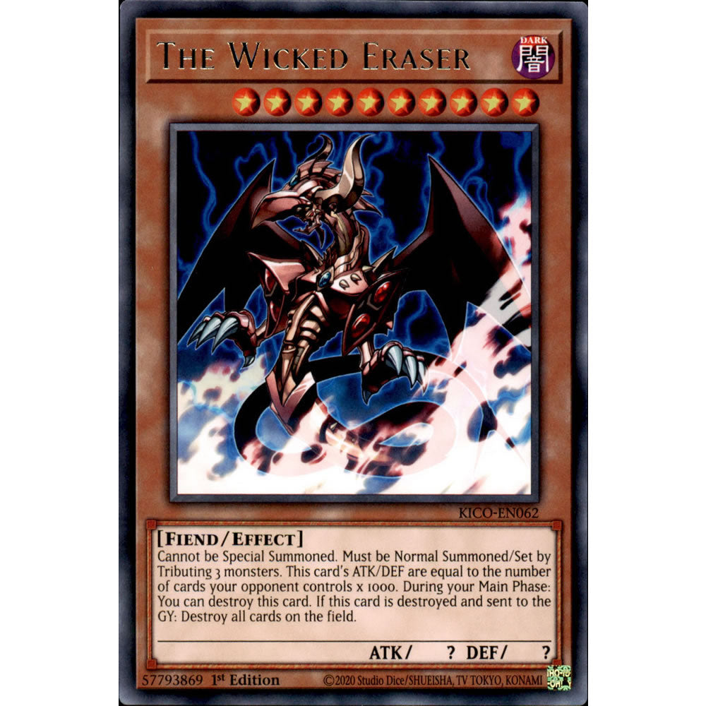 The Wicked Eraser KICO-EN062 Yu-Gi-Oh! Card from the King's Court Set