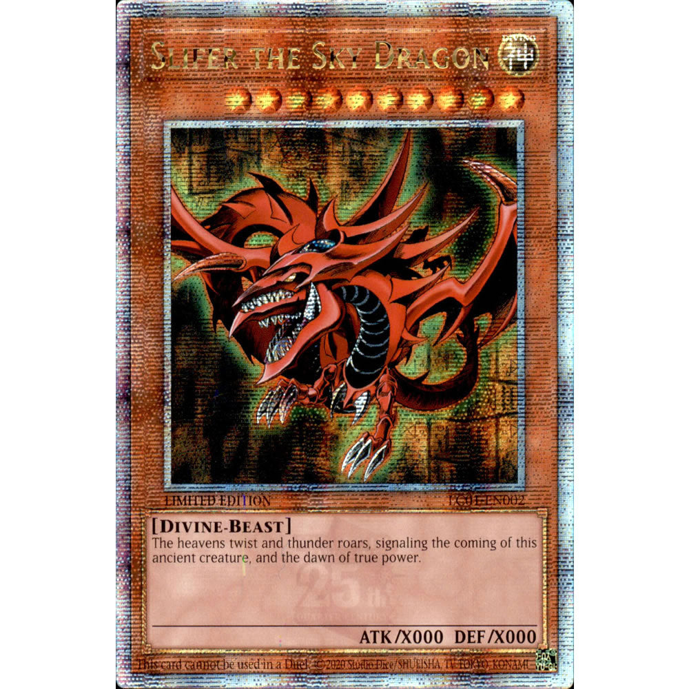 Slifer The Sky Dragon LC01-EN002 Yu-Gi-Oh! Card from the Legendary Collection Set