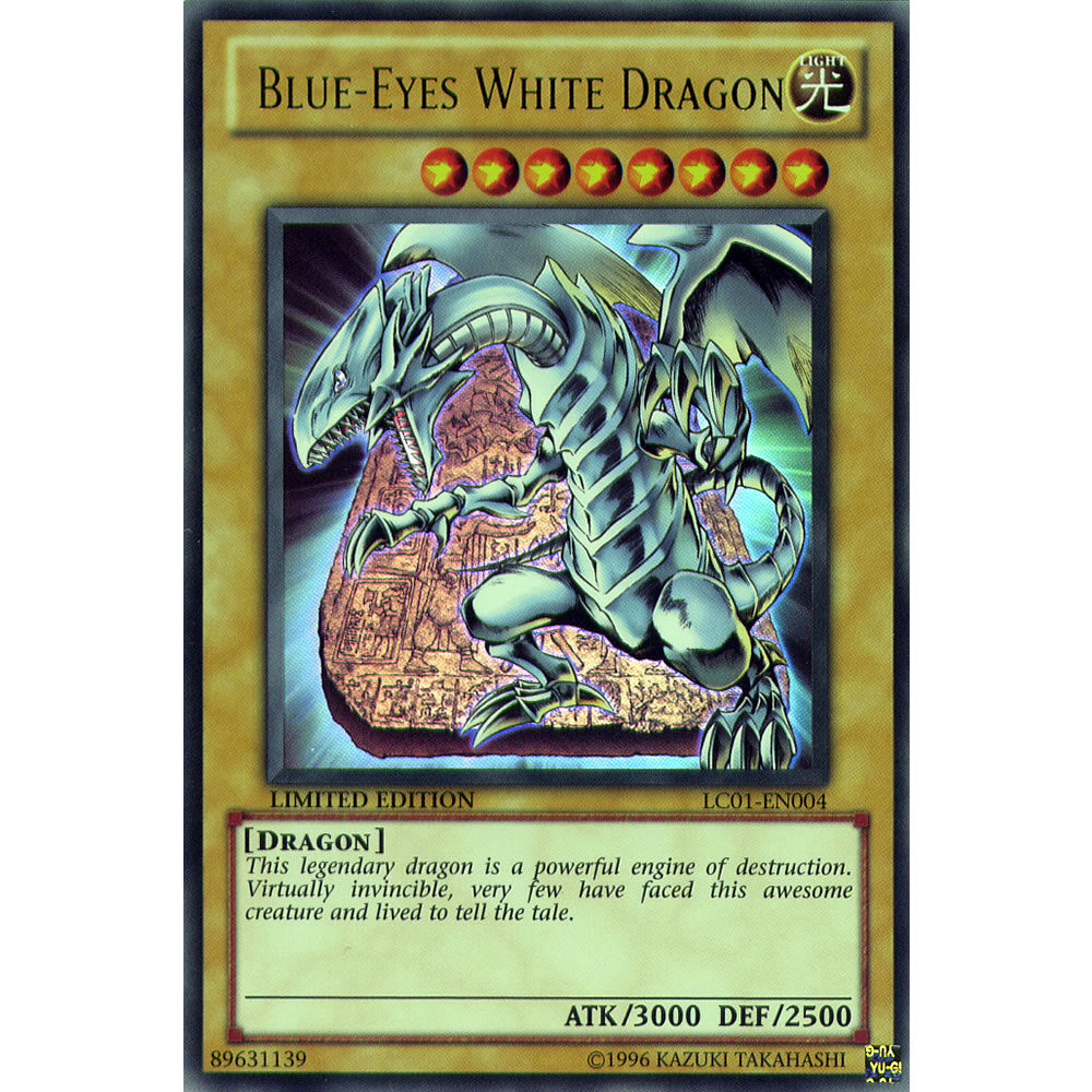 Blue-Eyes White Dragon LC01-EN004 Yu-Gi-Oh! Card from the Legendary Collection Set