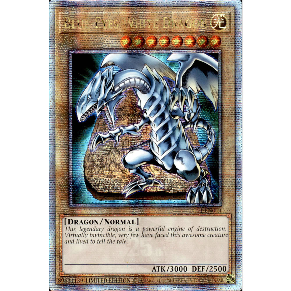Blue-Eyes White Dragon LC01-EN004 Yu-Gi-Oh! Card from the Legendary Collection Set