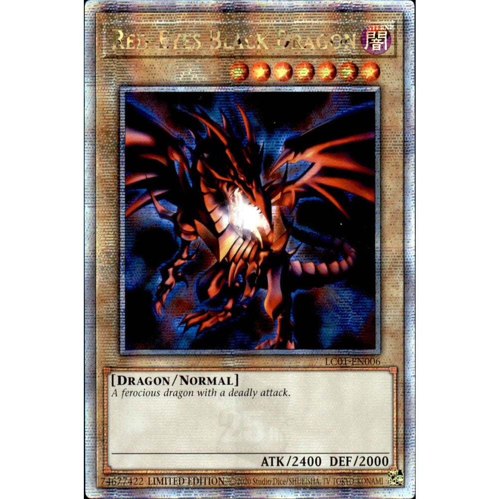 Red-Eyes B. Dragon LC01-EN006 Yu-Gi-Oh! Card from the Legendary Collection Set