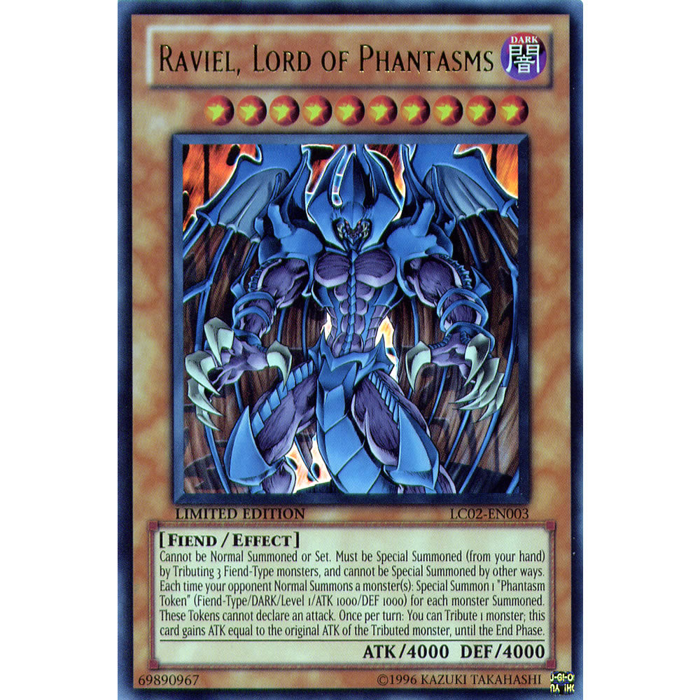 Raviel, Lord of Phantasms LC02-EN003 Yu-Gi-Oh! Card from the Legendary Collection 2: The Duel Academy Years Mega Pack Set