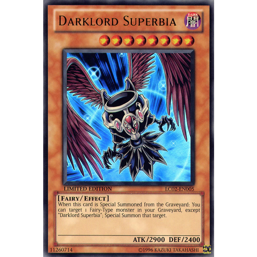 Darklord Superbia LC02-EN005 Yu-Gi-Oh! Card from the Legendary Collection 2: The Duel Academy Years Mega Pack Set