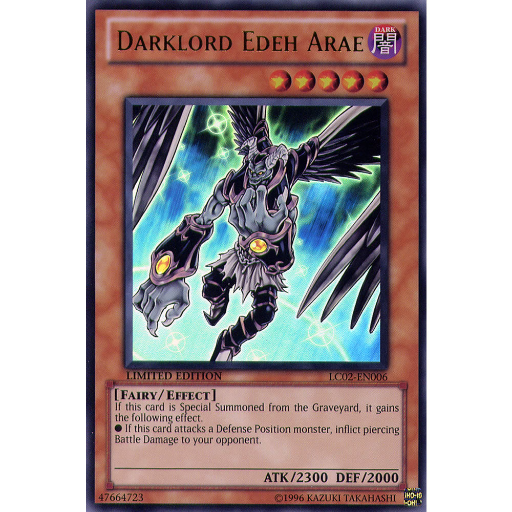 Darklord Edeh Arae LC02-EN006 Yu-Gi-Oh! Card from the Legendary Collection 2: The Duel Academy Years Mega Pack Set