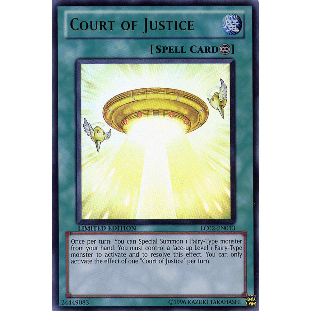 Court of Justice LC02-EN013 Yu-Gi-Oh! Card from the Legendary Collection 2: The Duel Academy Years Mega Pack Set