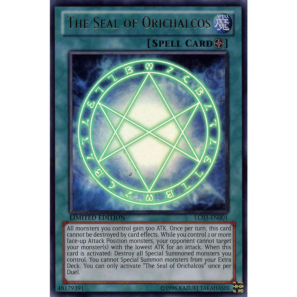 The Seal of Orichalcos LC03-EN001 Yu-Gi-Oh! Card from the Legendary Collection 3 Set