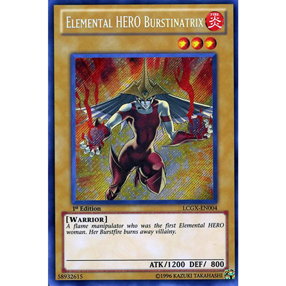 Elemental Hero Burstinatrix LCGX-EN004 Yu-Gi-Oh! Card from the Legendary Collection 2: The Duel Academy Years Mega Pack Set